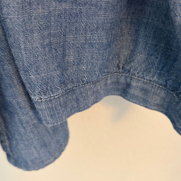 JCrew long sleeve bib-stitched blouse - Picture 11 of 11